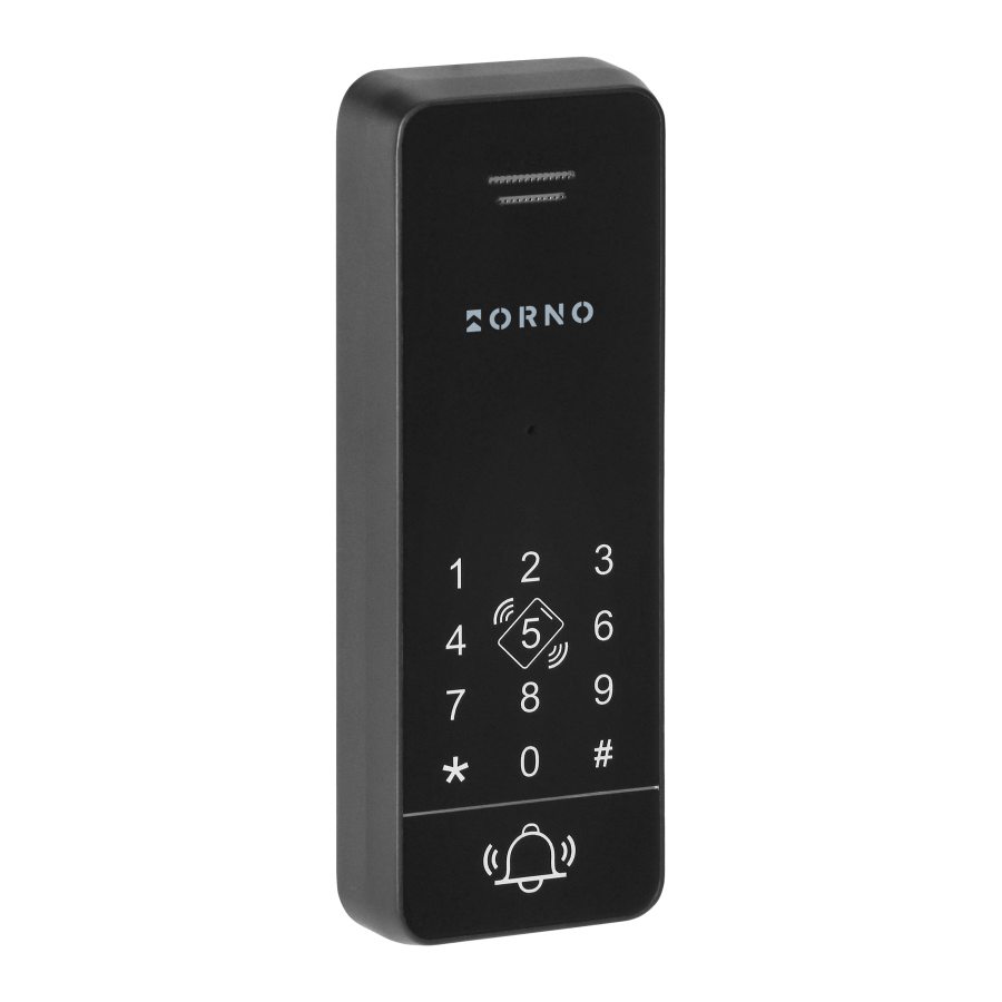 ERIN, single family audio doorphone set, 2-wire, code lock, RFID reader, white