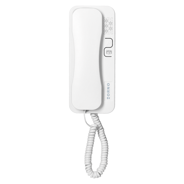 ERIN, single family audio doorphone set, 2-wire, code lock, RFID reader, white