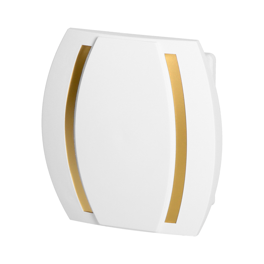 Kameleon Gong doorbell, 8V, white-gold