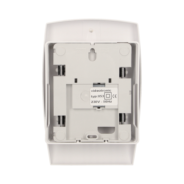 Two-tone Gong doorbell, 230V, white