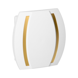 Kameleon Gong doorbell, 230V, white-gold