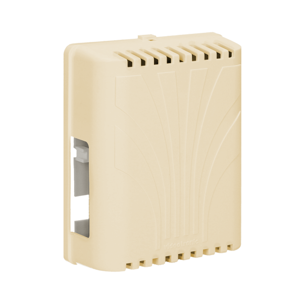 Two-tone Gong Plus doorbell, 230V, beige