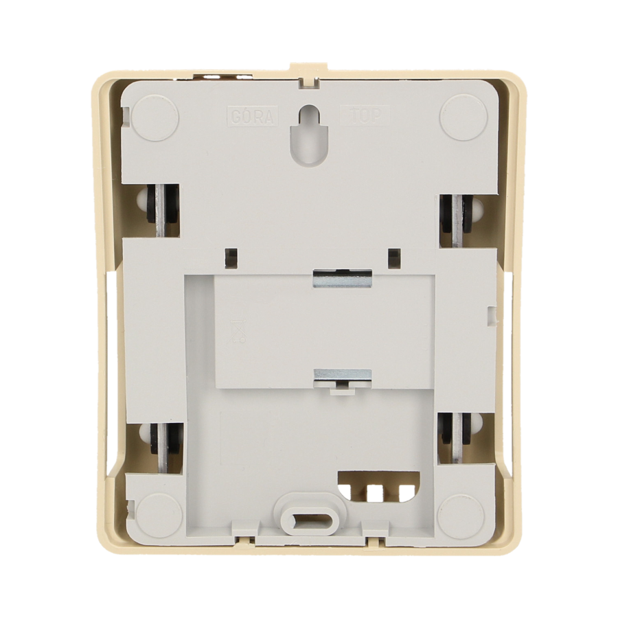 Two-tone Gong Plus doorbell, 230V, beige