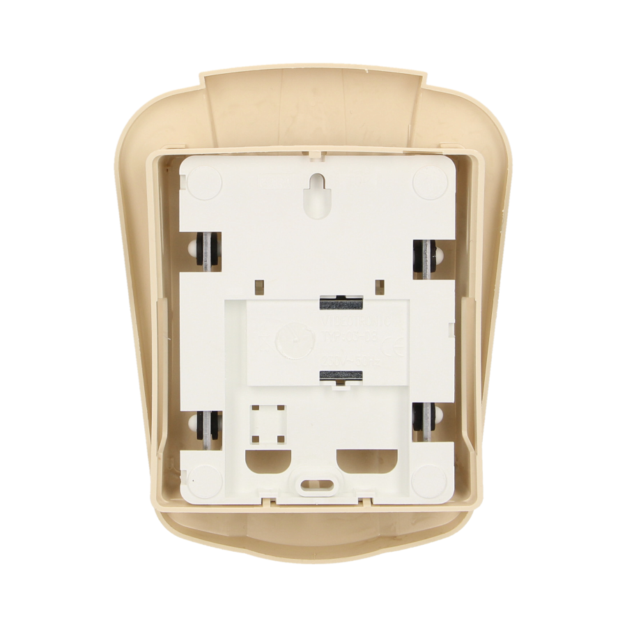 Two-tone Gong doorbell, 230V, beige