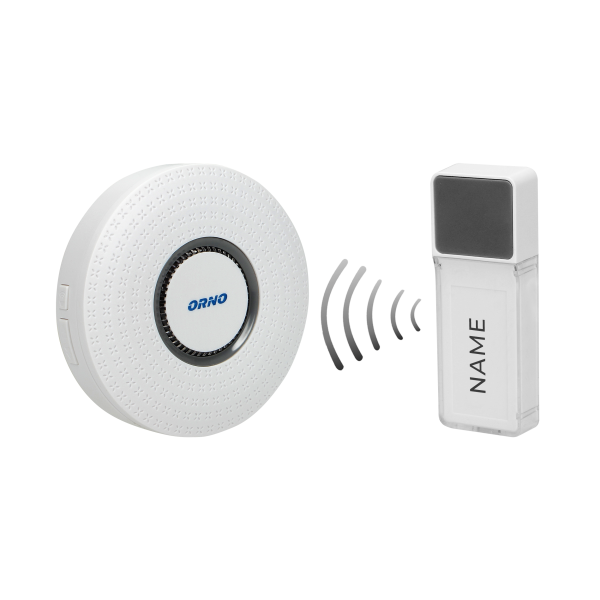 Dzwonek bezprzewodowy TORINO II AC, sieciowy, learning system, 58 dźwięków, 400m