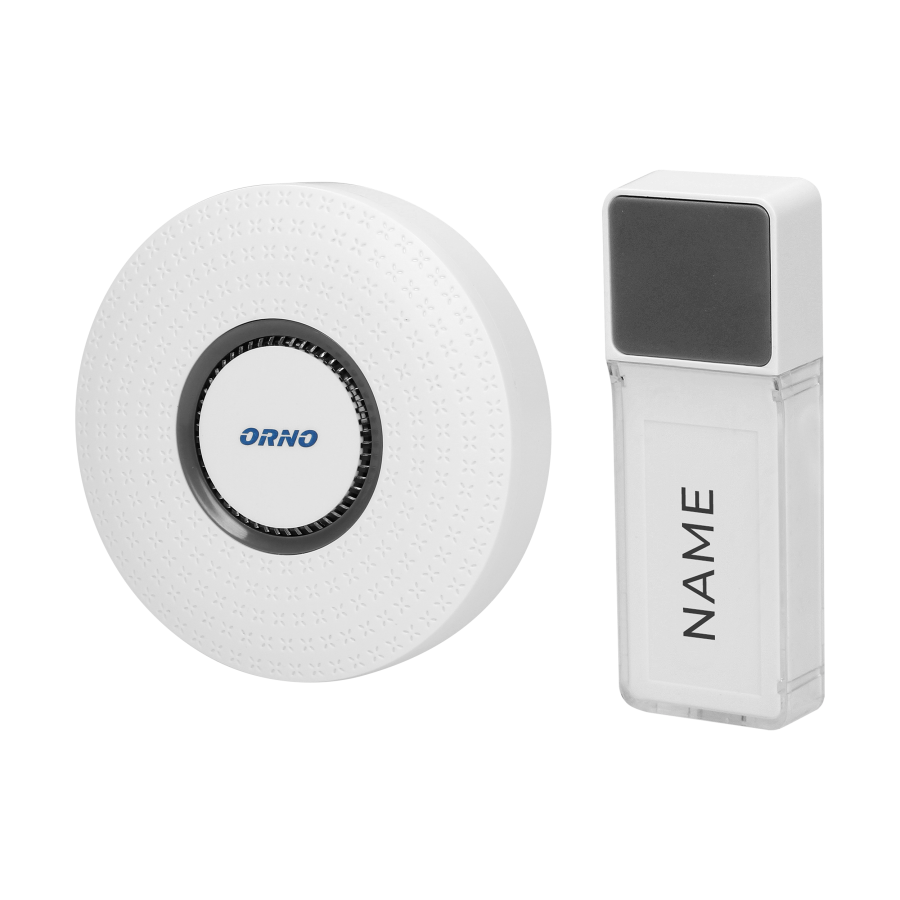 Dzwonek bezprzewodowy TORINO II AC, sieciowy, learning system, 58 dźwięków, 400m