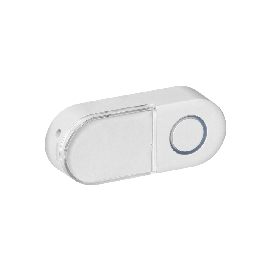 Doorbell button, battery-powered, for wireless doorbells, TELA series
