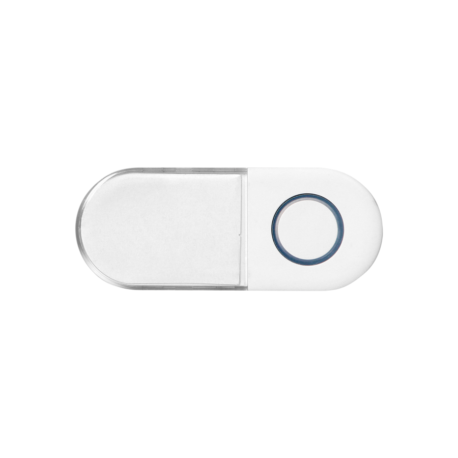 Doorbell button, battery-powered, for wireless doorbells, TELA series