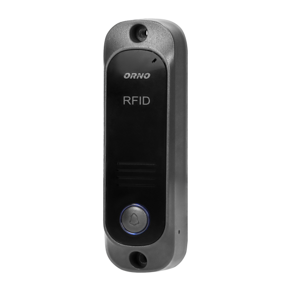 Zestaw domofonowy jednorodzinny z interkomem i czytnikiem breloków zbliżeniowych, czarny AVIOR