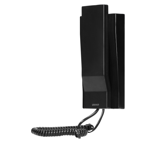 Zestaw domofonowy jednorodzinny z interkomem i czytnikiem breloków zbliżeniowych, czarny AVIOR