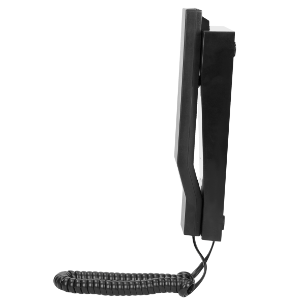 Zestaw domofonowy jednorodzinny z interkomem i czytnikiem breloków zbliżeniowych, czarny AVIOR