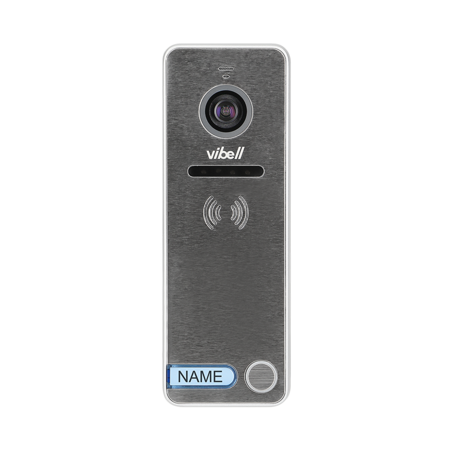 NOVEO video door phone set, LCD 7" monitor, black