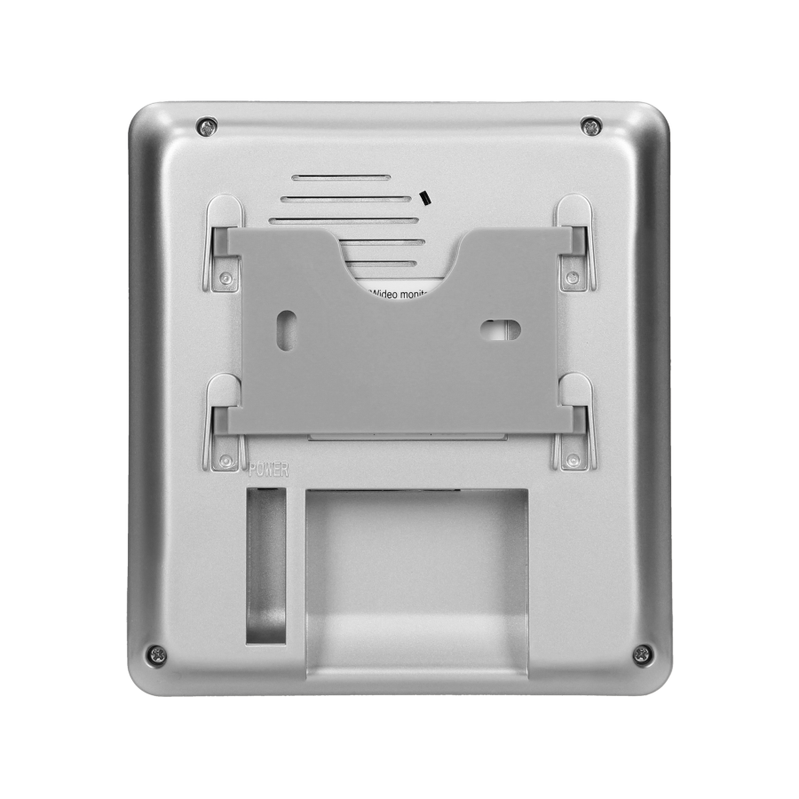 Zestaw wideodomofonowy 2-żyłowy bezsłuchawkowy, kolor, 4,3" LCD,  z czytnikiem breloków zbliżeniowych, czarny, NAOS RFID