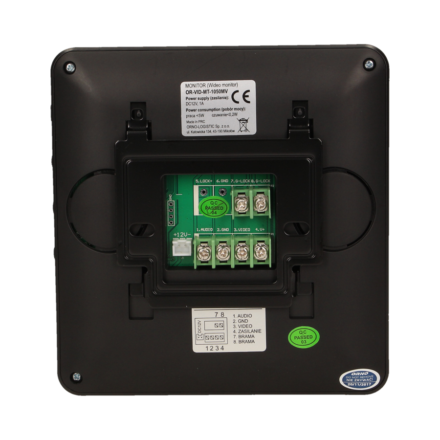 Single family videodoorphone DUX, 4,3"