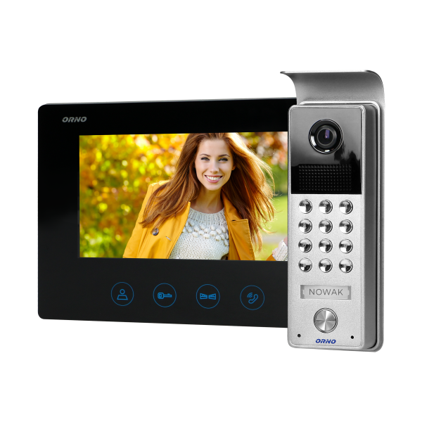 Single family video doorphone CERES with LCD 7" monitor and a code lock