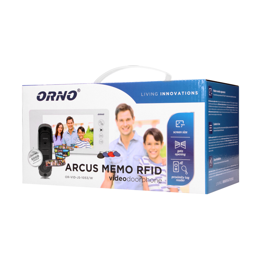 Single family videodoorphone ARCUS RFID, 7"