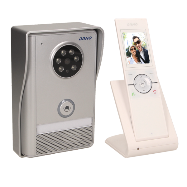 Single family wireless videodoorphone SEMIS MEMO 2,4"