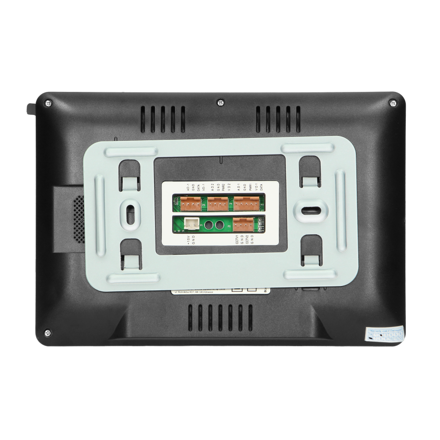 NOVEO MULTI2 two-family video door phone set, LCD 7" monitor, black