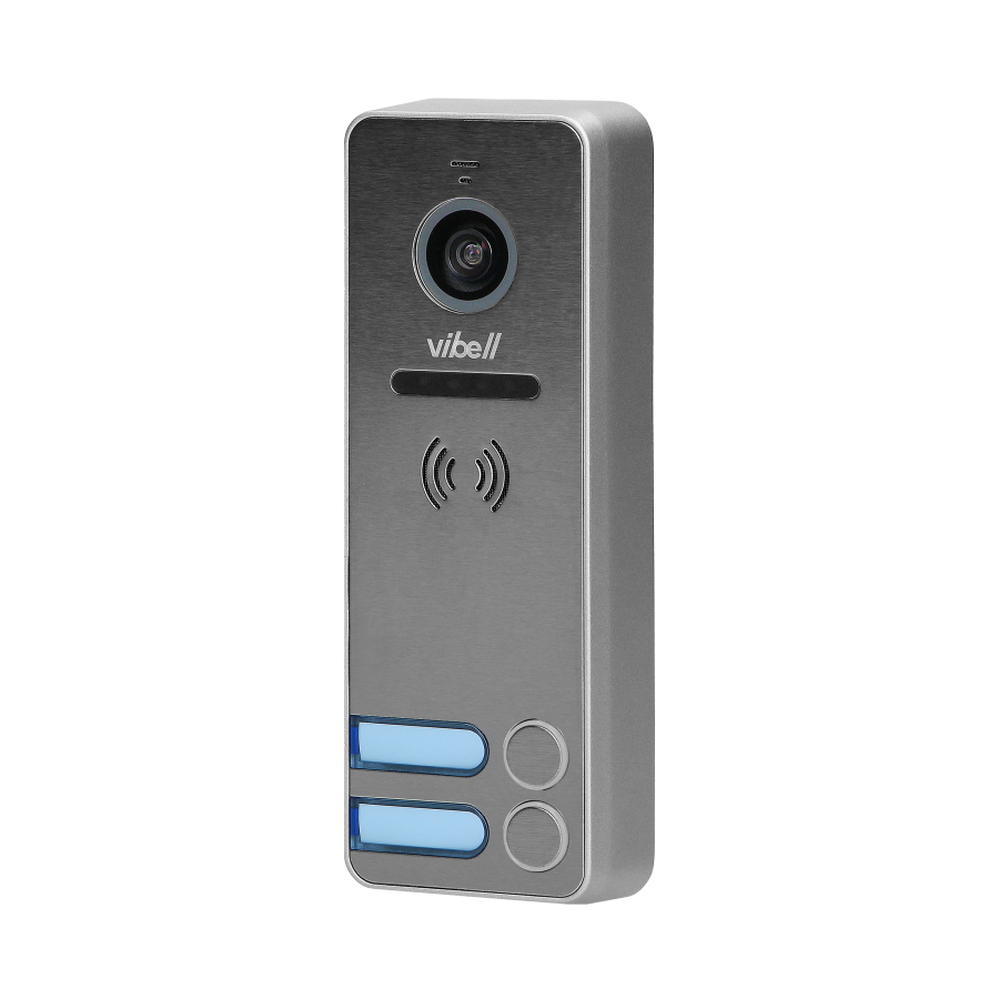 FELIS MEMO MULTI2 two-family video door phone set, LCD 7" monitor,SD+DVR slots, black