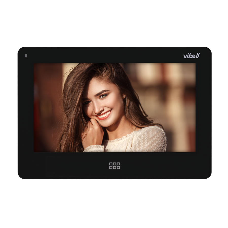 Zestaw wideodomofonowy 4-rodzinny, bezsłuchawkowy kolor, LCD 7", dotykowy, menu OSD, pamięć, gniazdo na kartę SD, DVR, sterowanie bramą, czarny, FELIS MEMO MULTI4