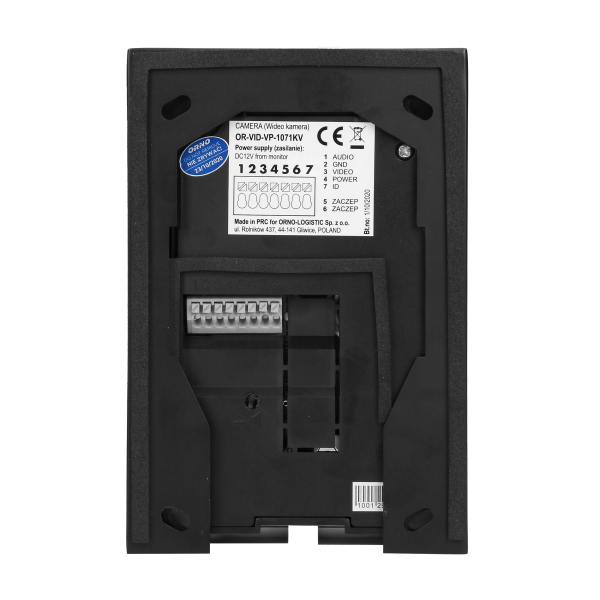 Zestaw wideodomofonowy 2-rodzinny bezsłuchawkowy, kolor,  LCD 7", z czytnikiem breloków zbliżeniowych, interkom, natynkowy, INDI MULTI N