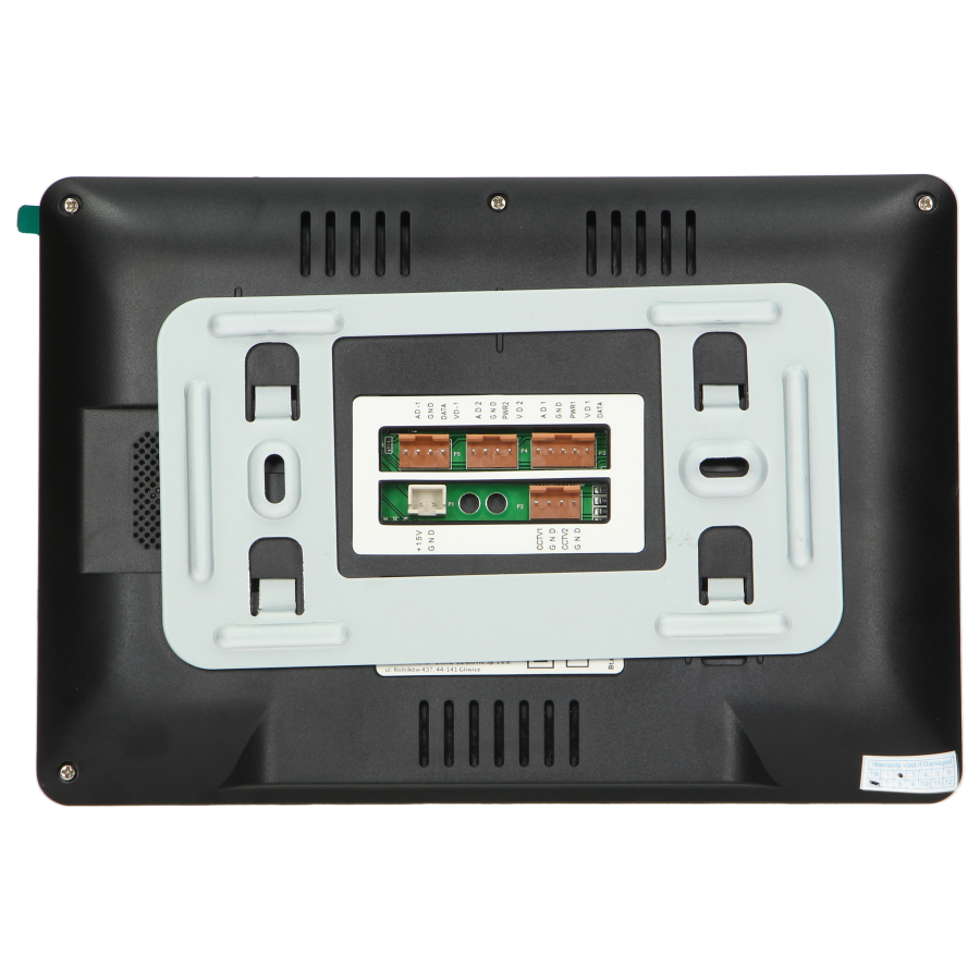 Video-monitor 7" for extension of video door phone sets, VIBELL series, black