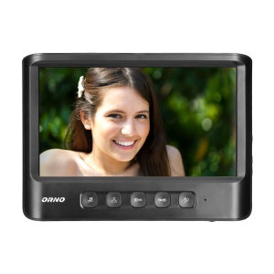 Video monitor 7" for extension of videodoorphone, IMAGO series, black