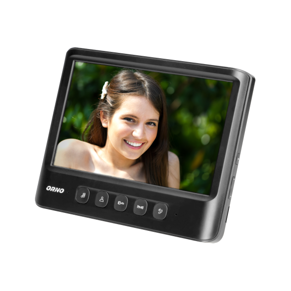 Wideo monitor bezsłuchawkowy, kolorowy, LCD 7", do zestawu z serii IMAGO, otwieranie bramy, czarny