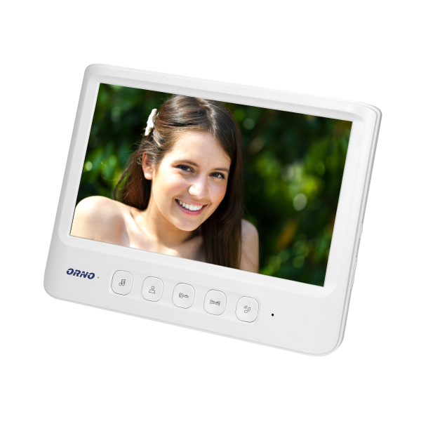 Video monitor 7" for extension of videodoorphone, IMAGO series, white