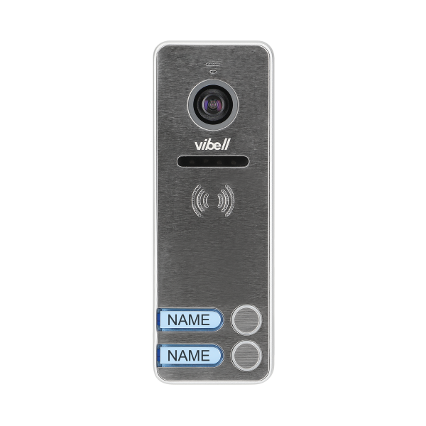 Video camera for the extension of VIBELL two-family door phone series, vandal-resistant