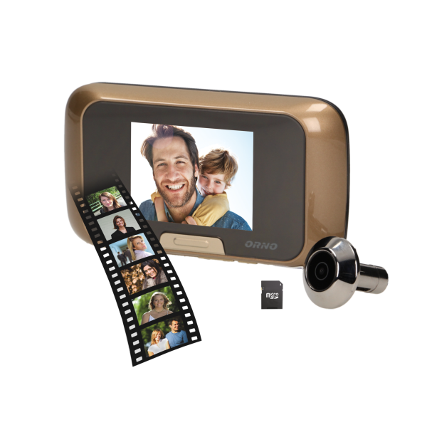 Electronic door viewer with recording function