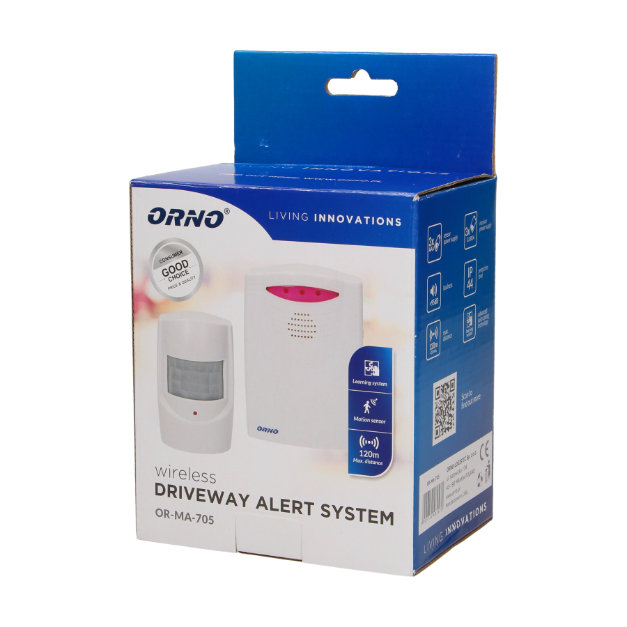 Wireless driveway alert system, IP44
