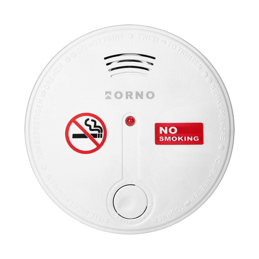 Battery operated cigarette smoke detector