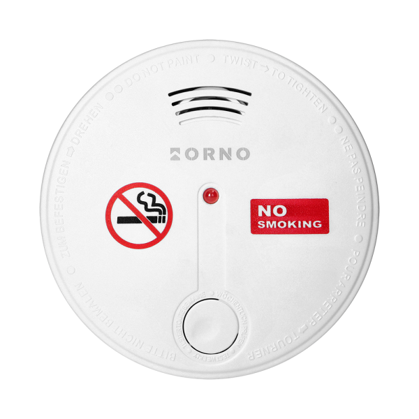 Battery operated cigarette smoke detector