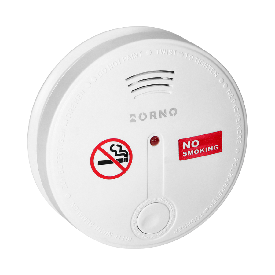 Battery operated cigarette smoke detector