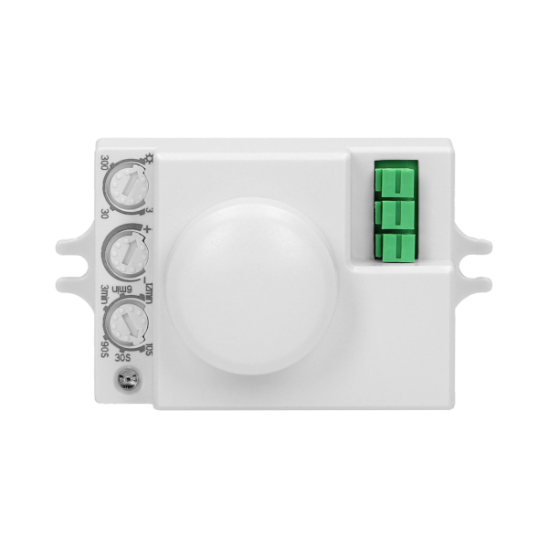 Mikrofalowy czujnik ruchu, mini, 360/180st. IP20, 1200W