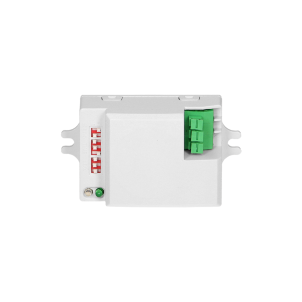 Mini, flat microwave sensor 360° with DIP switch