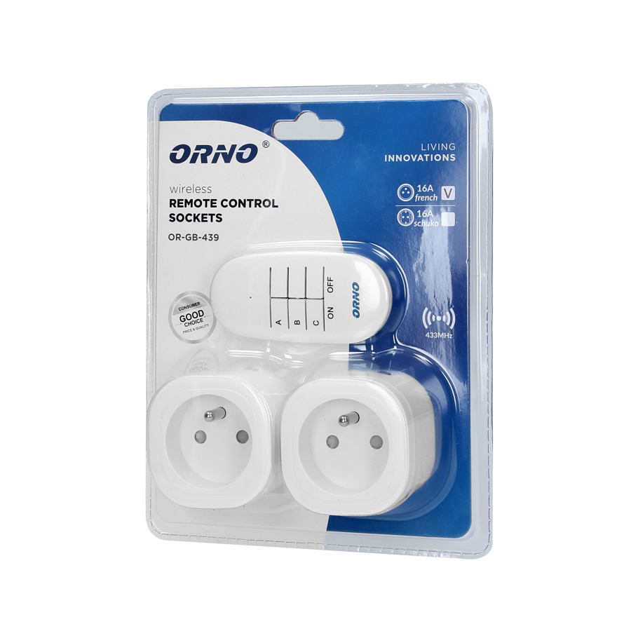 Single socket with two USB chargers, schuko type