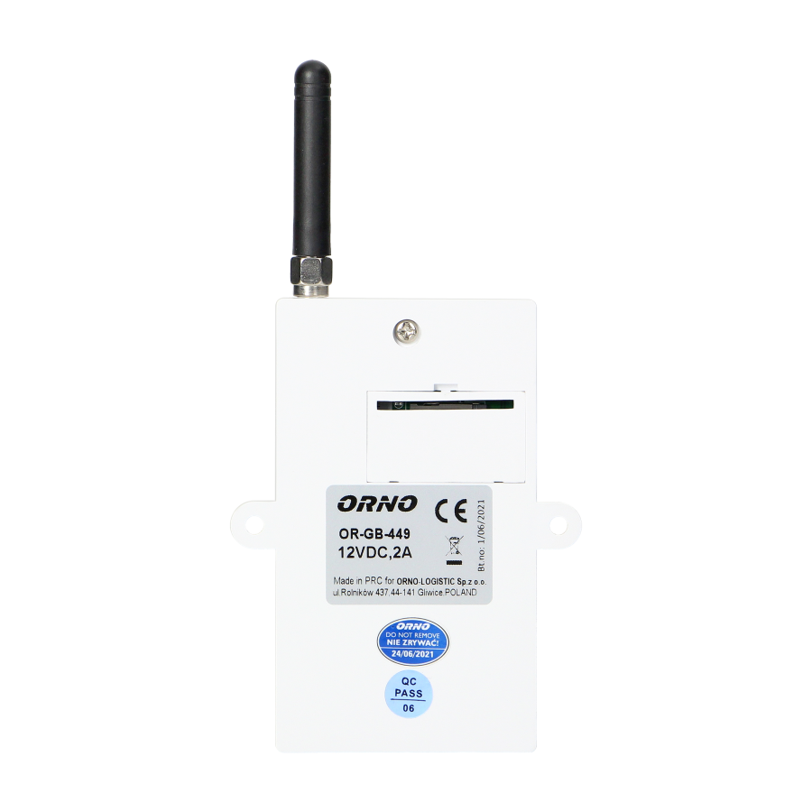 GSM controller with USB input for automatic gate control