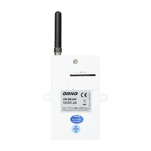 GSM controller with USB input for automatic gate control