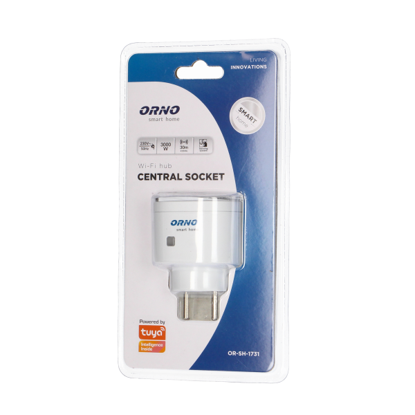 Wi-Fi hub - central socket with radio transmitter, ORNO Smart Home