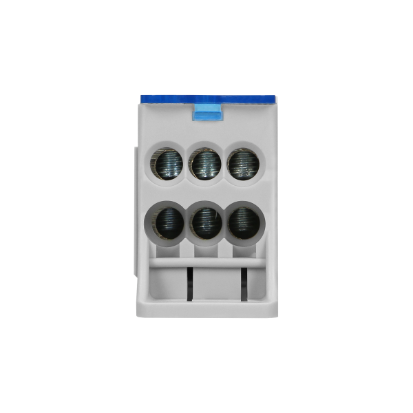 Power distribution block 160A, input terminal 1x16mm² and 1x70mm², output terminals 6x16mm².