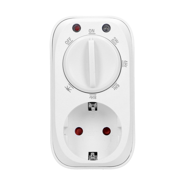 Mechanical timer with twilight sensor, Schuko, 16A/230A