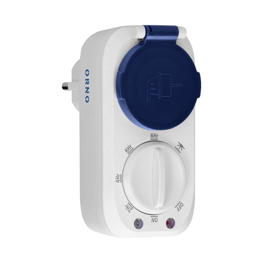 Outdoor mechanical timer with twilight sensor, Schuko, 16A/230A, IP44