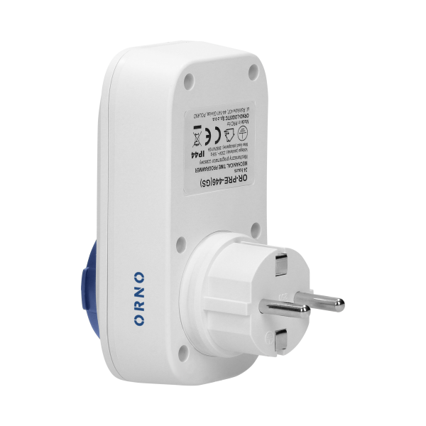 Outdoor mechanical timer with twilight sensor, Schuko, 16A/230A, IP44