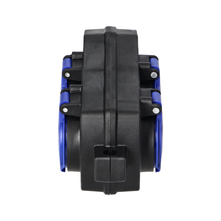 Rozgałęźnik czterokrotny bryzgoszczelny i odporny na uderzenia 4x2P+Z, 16A, IP44