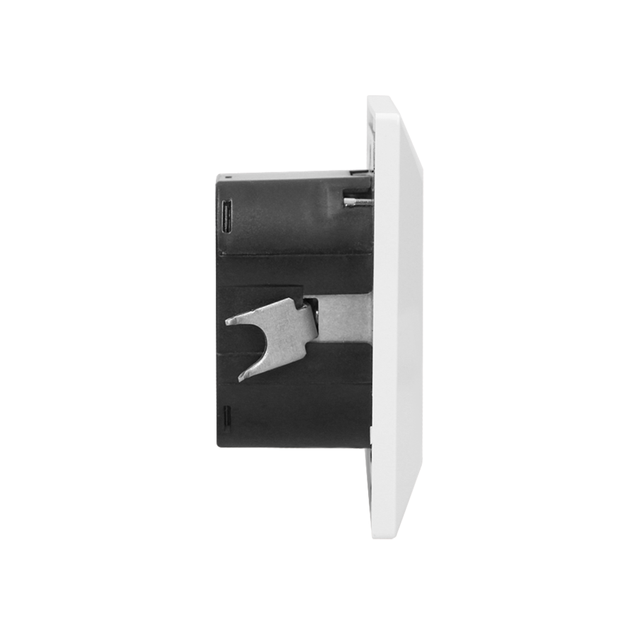 Single socket with two USB chargers, schuko