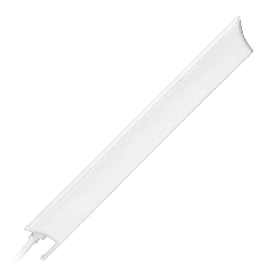 Power strip with surge protection, 4 sockets 2P+E, 3x1.0mm2 cable, 3m long, with a two-way backlit switch, 10A / 230 VAC, surge protector type 3, 2xUSB 2.1A charger, white