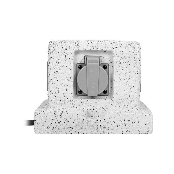 Gniazdo ogrodowe SŁUPEK, kabel gumowy H07RN-F4x2P+Z, 3x1,5mm², 3m