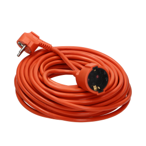 Garden extension cord with 1 Schuko socket, PVC 3x1.5mm², 40m long